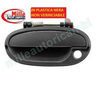 Maniglia apriporta esterna anteriore nera guida sx per Chevrolet Matiz