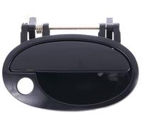 MANIGLIA PORTA ESTERNA ANT SX PER OPEL COMBO 01-11 NERA LISCIA C/FORO BLOC CHIAV