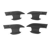 Maniglia Porta Esterna Auto Per MG5 2021-2024 Maniglia Della Porta Intelligente Con Foro Singolo Decorazione Antigraffio Accessori Di Modifica Protezione Compatibile(Blade Door Bowl Carbon Fiber)