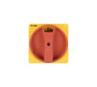 Maniglia porta giallo-rosso con blocco sezionatore GA GAX61