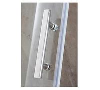 Maniglia porta in vetro push and pull con finitura cromata lucida...(165mm)