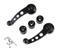 Maniglia Porta Interna Alzacristalli Manuale Universale Per Auto Alzacristalli Elettrici Elettrici Accessori Di Ricambio Per 2 Pezzi(Nero)
