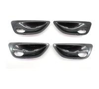 Maniglia Porta Interna Kit Per La Serie 5 F10 F11 F18 2010-2017 Maniglia Della Portiera Sinistra Destra 2/4 Pezzi Rivestimento Copertura Interna Ciotola Dell'auto(Carbon,4pcs Set)