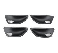 Maniglia Porta Interna Kit Per La Serie 5 F10 F11 F18 2010-2017 Maniglia Della Portiera Sinistra Destra 2/4 Pezzi Rivestimento Copertura Interna Ciotola Dell'auto(Nero,4pcs Set)