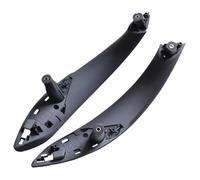 Maniglia Porta Interna Per B&MW Serie 3 F30 F80 F31 F32 F33 F34 F35 F36 2013-2018 Maniglia Interna Per Portiera Auto Pannello Rivestimento Copertura(Black-2pcs-rear)