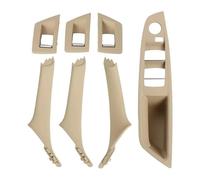 Maniglia Porta Interna Per B&MW Serie 5 F10 F11 2010-2017 Maniglia Interna Portiera Dell'auto Pannello Copertura Interruttore Alzacristalli Set 51417225866(Beige,RHD)