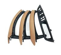 Maniglia Porta Interna Per B&MW X5 X6 E70 E71 E72 2007-2013 RHD Mano Destra Driver Porta Interna Bracciolo In Pelle Pull Maniglia Set Completo Rivestimento Maniglia Porta(RHD Brown 7pcs)
