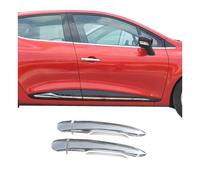 Set cover maniglie anteriori 4 pz acciaio cromo per Renault Clio 4 IV 2012-2018