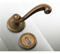 MANIGLIA PORTE INTERNE SICMA MOD SERIE 800 OTTONE BRUNITO A,PORTA,BUSSOLA 81BA16