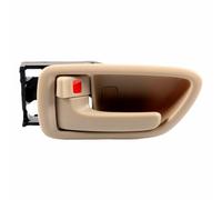 Maniglia Portiera Auto Interna con Impugnatura Ergonomica E Cornice Arrotondata Leva di Sblocco Staffa di Supporto Nera Ricambio Originale per di Guida, Beige, Lato Sinistro