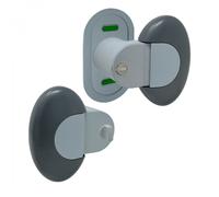 Maniglia PremiApri Meroni Pigio per bagno verniciato grigio chiaro e scuro P12E