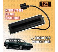 MANIGLIA PULSANTE INTERRUTTORE PORTELLONE POSTERIORE VW PASSAT - OE 3B9827566A
