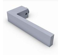 Maniglia QUADRA per porte blindate con KIT di fissaggio e piastrino