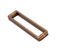 Maniglia Rettangolare per Porta Doccia Maniglie per Porta in Vetro Maniglia per Porta in Acciaio Inox da Barra a Barra per Docce Centri Commerciali Uffici Centri Fori/Pink D/Pitch-1140Mm