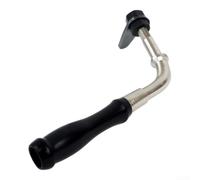 Maniglia rettangolare per stufe a legna per spettro per vertice | ABS resistente al calore, ergonomico al tatto, si adatta a porte rettangolari, installazione fai da te, funzionamento sicuro