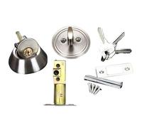 Maniglia rotonda per porta d'ingresso Lockset interno esterno rotondo manopole per porte con e chiavi Maniglia anteriore con e