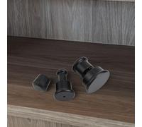 Maniglia - Ruota di pressione per la lavorazione del legno - Costruzione in lega di alluminio con manicotto in gomma ispessita, strumento di pressatura liscia per armadi e 3