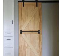 Maniglia scorrevole in stile industriale per cancelli, garage, capannoni, accessori hardware in ferro con impugnatura comoda, facile installazione, metallo resistente, porte interne esterne