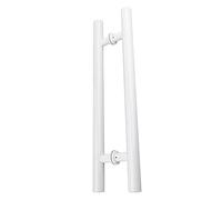 Maniglia scorrevole per porta di fienile, maniglia industriale a forma di H su entrambi i lati, per porte interne ed esterne, doccia, cancello, cucina, ufficio