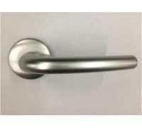 MANIGLIA SECUREMME KIT PISA IN ALLUMINIO ARGENTO F1 SINGOLA PER PORTA BLINDATA Q8 ROSETTA D.55 PZ 1, POTETE MONTARE LA MANIGLIA CON O SENZA MOLLA DI RITORNO