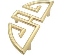 Maniglia semicircolare retrò, 1 pz. Maniglie for cassetti semicircolari invisibili mobili, pomelli antichi in lega di alluminio armadi e guardaroba con viti(Hole pitch 64mm)