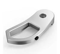 Maniglia sgancio cofano Compatibile Con BMW Per Serie 3 E46 1999 2000 2001 2002 2003 2004 2005 51238223163 LHD Supporto Maniglia Leva Di Rilascio Cofano Motore Veicolo(Silver)