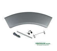 MANIGLIA SILVER PER PORTA LAVATRICE REX ELECTROLUX AEG 4055186482 ORIGINALE