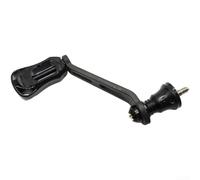 Maniglia singola per bilanciere STELLA per mulinelli Vanford in fibra di carbonio con doppi cuscinetti per una maggiore durata nella riparazione di mulinelli da pesca (nero)