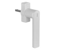 Maniglia smart per finestre SIEGENIA 2° gen. bianco - Compatibile con Matter per l'inserimento nelle reti della smart home con sorveglianza dello stato, blocco centralizzati tramite accesso remoto