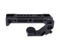 Maniglia superiore per slitta fredda Lega di alluminio metallo Elegante fotocamera leggera Impugnatura superiore universale con 3/8 pollici 16 perni di posizionamento per registi