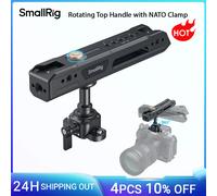 Maniglia superiore rotante SmallRig con morsetto NATO Maniglia superiore NATO leggera per gabbia per fotocamera Rotazione con un solo tasto 360 ° Impugnatura per Sony