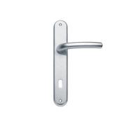 THEMA - MANIGLIA CON PLACCA SERIE DELTA CROMO FORO PATENT