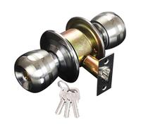 Maniglia universale for porta Manopole Camera da letto Soggiorno Serratura Bagno Ingresso Serrature Accessori con chiavi Serratura for porta(Black)