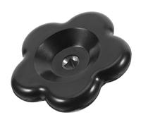 Maniglia Volantino Valvola in Bachelite Nera, Foro 6x6 MM | Forma a Farfalla e Fiore, per Radiatori e Saracinesche, Ricambio Resistente All'usura