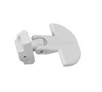 MANIGLIA X SPORTELLI IN ABS BIANCO