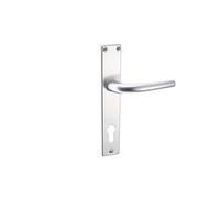 Maniglia yale in alluminio anodizzato finitura argento 85 mm