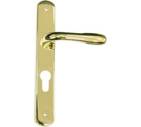 MANIGLIA ZAMA "AMALFI" C/PLACCA F.YALE ORO LUCIDO