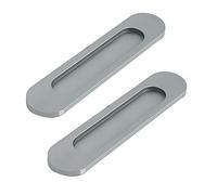 Maniglie a scomparsa per arredi Maniglie for porte autoadesive for armadietti 2 pezzi ovali in lega di alluminio multicolore 150-220 mm