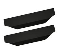 Maniglie a scomparsa per cassetti, Drawer Handles Wardrobe Kitchen Cupboard Furniture Knobs Black 2 Pieces(Overall length 300mm)