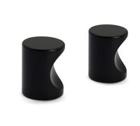 Maniglie cilindriche in alluminio, confezione da 10 pomelli cilindrici per cassetti, pomelli a foro singolo da 16 mm, per armadio, armadio, camera da letto