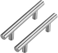 Maniglie cucina inox barre 160 mm cassetti e armadi vintage spazzolato, set 20