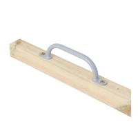 Maniglie da arrampicata per esterni e interni, in metallo, per parco giochi, arrampicata, torre da gioco, letto a soppalco, scaletta e parete da arrampicata nella cameretta dei bambini (350 mm, grigio