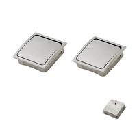 Maniglie Da Cucina 2 Pz Maniglia A Scomparsa Maniglia Ad Apertura Libera Montaggio Superficiale Armadio Guardaroba Cassetto Maniglia Della Porta, 50 * 50 * 16mm/Singolo Foro
