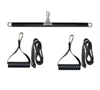 Maniglie da palestra con anello con cuscinetto, asta dritta per trazione, asta corta ad alta trazione, accessori per attrezzature per il fitness, asta per allenamento con i pesi, barra posteriore