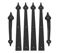 Maniglie Decorative for Cerniere for Porte Da Garage Da 6 Pezzi, Kit Hardware for Porte Da Garage In Acciaio for Porte In Metallo, Porte In Legno E Altri Cerniere for Porte Hardware