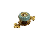 Maniglie decorative per cassetti in ceramica, decorazioni per la casa retrò | Finitura in ceramica e robusta struttura in lega, base in lega, decorazioni per la casa retrò, accessori tradizionali in