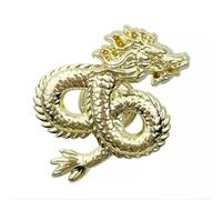 Maniglie decorative per mobili in lega di zinco a forma di drago, maniglie decorative per cassetti della camera dei bambini, per porte in metallo di lunga durata per la camera dei bambini (viti (oro)