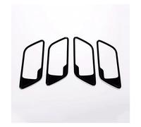 Maniglie del Pannello della Portiera Interna per Land Rover per Freelander 2 2007-2016 ABS Cromato/Nero Interno Maniglia Interna della Porta Cornice di Copertura Trim Accessori Auto (Colore : Nero)