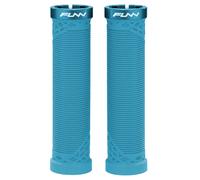 Funn Hilt Manopole per Mountain Bike con sistema di bloccaggio semplice, leggere ed ergonomiche, con un diametro interno di 22 mm, manopole uniche per manubrio con motivo (Turchese)