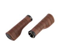 Maniglie della bicicletta Herrmans Nucore Wave Ergonomique Lock On Marron